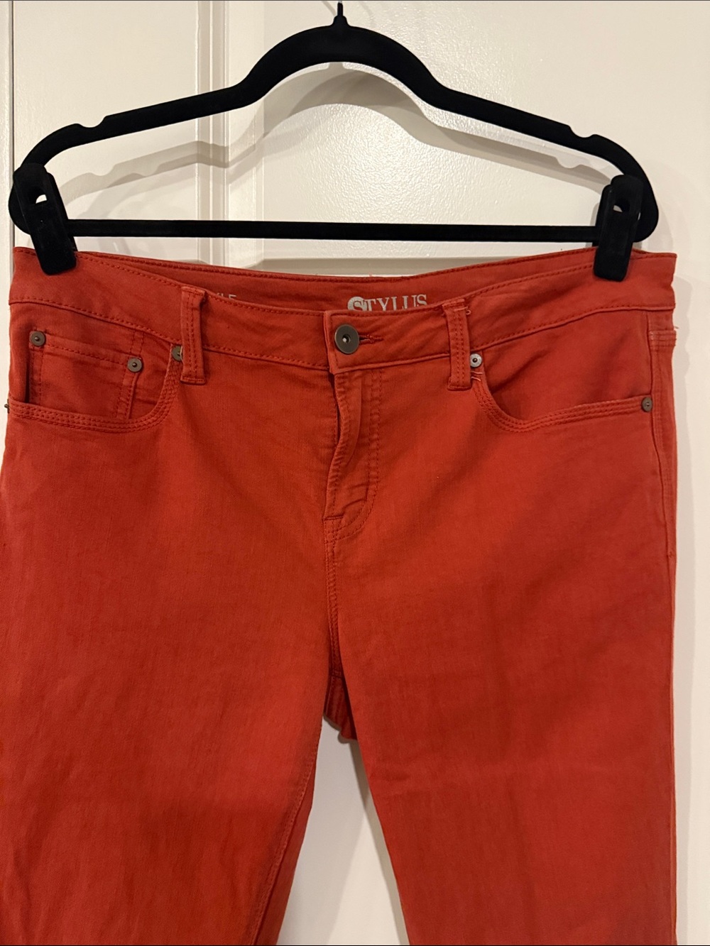 STYLUS Red Skinny Jeans - Picture 2 of 15
